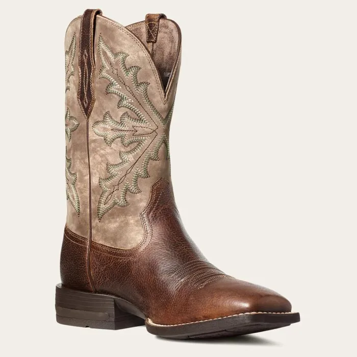 Men Western Boots Ariat Qualifier Western Boot Champ Brown Men Western Boots Ariat Qualifier Western Boot Champ Brown