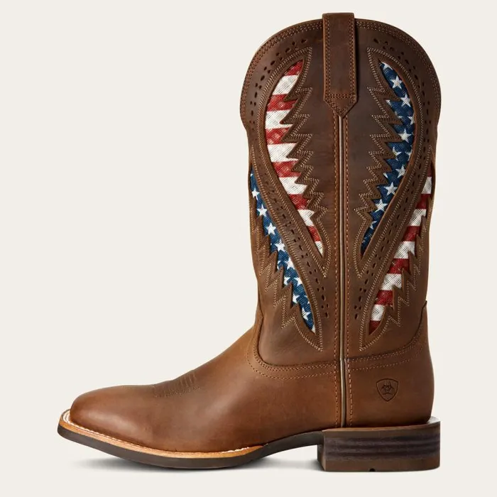 Men Western Boots Ariat Quickdraw VentTEK Western Boot Distressed Brown