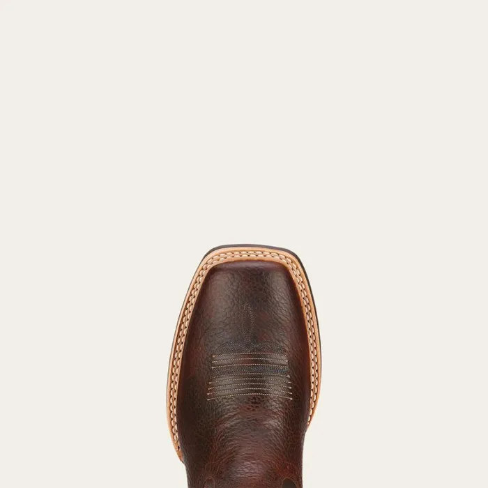 Men Western Boots Ariat Quickdraw Western Boot Brown Oiled Rowdy