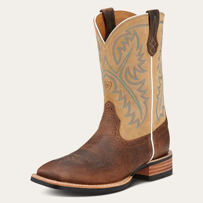 Men Western Boots Ariat Quickdraw Western Boot Tumbled Bark