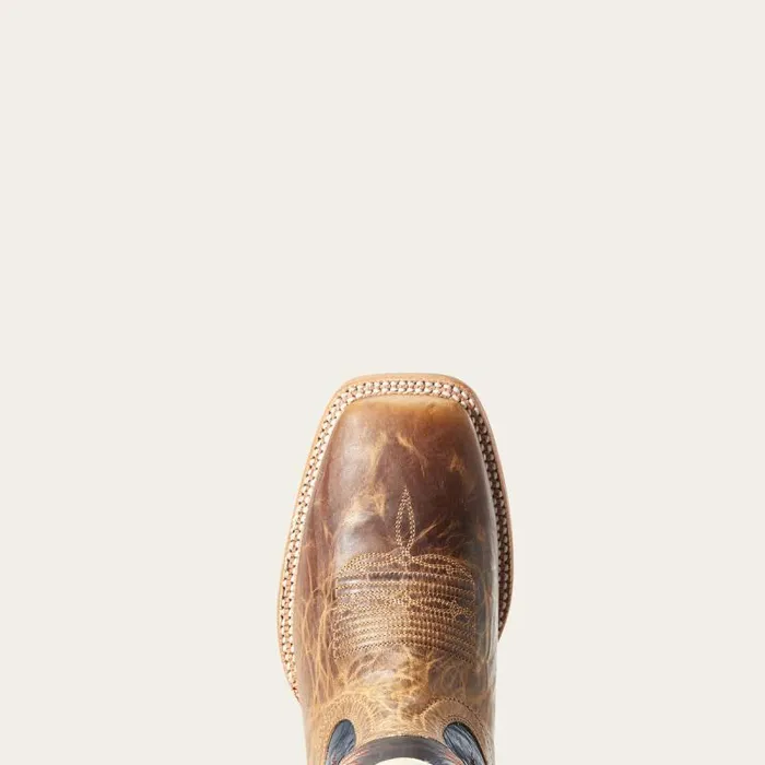 Men Western Boots Ariat Real Deal Western Boot Dusted Wheat Men Western Boots Ariat Real Deal Western Boot Dusted Wheat