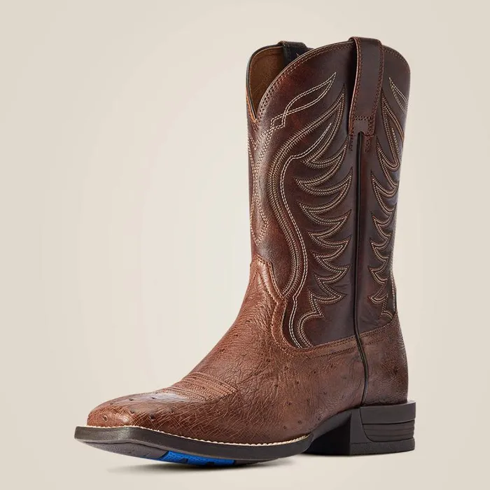 Men Western Boots Ariat Reckoning Western Boot Dark Tabac Smooth Quill Ostric Men Western Boots Ariat Reckoning Western Boot Dark Tabac Smooth Quill Ostric