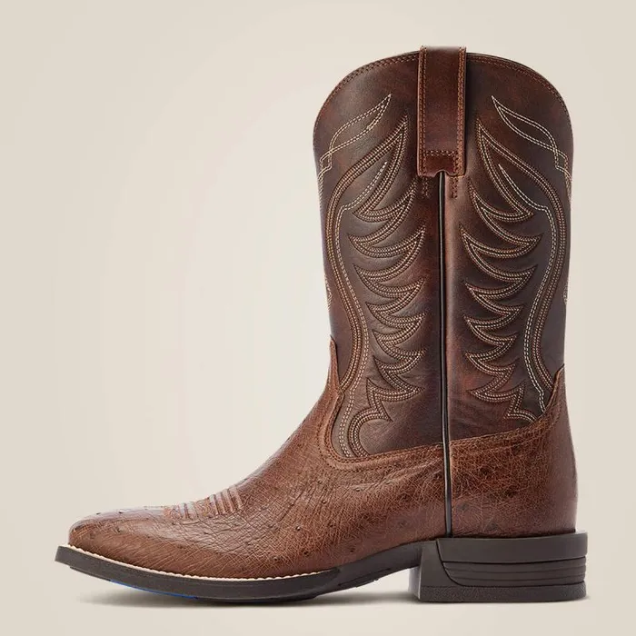 Men Western Boots Ariat Reckoning Western Boot Dark Tabac Smooth Quill Ostric Men Western Boots Ariat Reckoning Western Boot Dark Tabac Smooth Quill Ostric