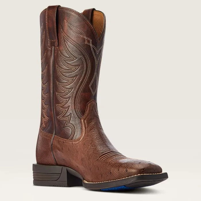 Men Western Boots Ariat Reckoning Western Boot Dark Tabac Smooth Quill Ostric Men Western Boots Ariat Reckoning Western Boot Dark Tabac Smooth Quill Ostric