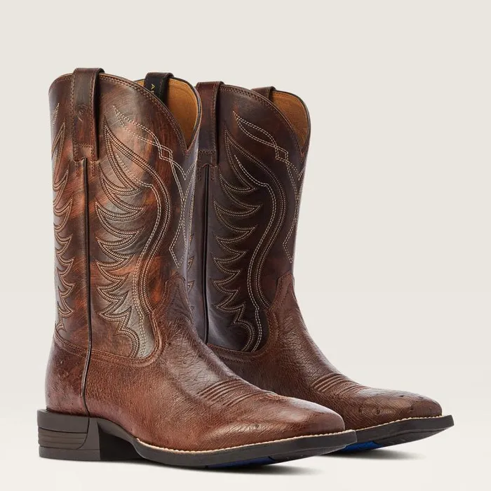 Men Western Boots Ariat Reckoning Western Boot Dark Tabac Smooth Quill Ostric Men Western Boots Ariat Reckoning Western Boot Dark Tabac Smooth Quill Ostric