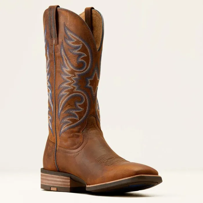Men Western Boots Ariat Ricochet Cowboy Boot Weathered Chestnut Men Western Boots Ariat Ricochet Cowboy Boot Weathered Chestnut