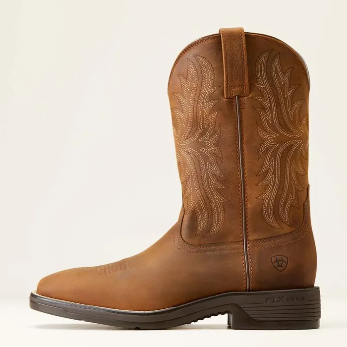 Men Western Boots Ariat Ridgeback Cowboy Boot Oily Distressed Tan Men Western Boots Ariat Ridgeback Cowboy Boot Oily Distressed Tan