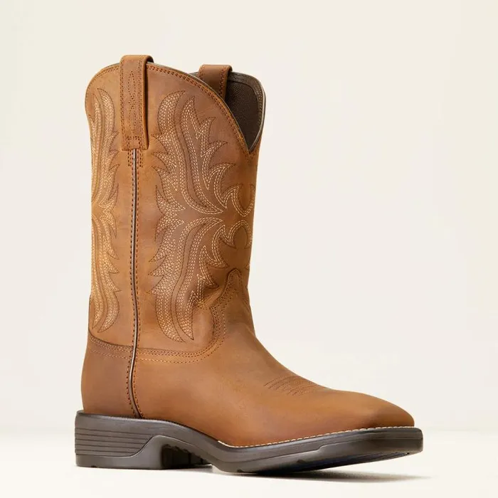 Men Western Boots Ariat Ridgeback Cowboy Boot Oily Distressed Tan Men Western Boots Ariat Ridgeback Cowboy Boot Oily Distressed Tan