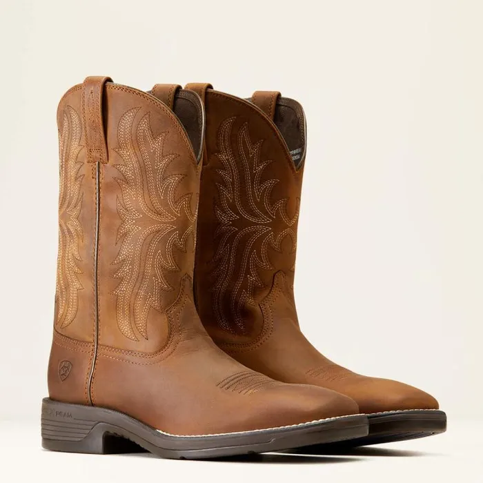 Men Western Boots Ariat Ridgeback Cowboy Boot Oily Distressed Tan Men Western Boots Ariat Ridgeback Cowboy Boot Oily Distressed Tan
