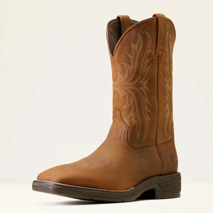 Men Western Boots Ariat Ridgeback Cowboy Boot Oily Distressed Tan Men Western Boots Ariat Ridgeback Cowboy Boot Oily Distressed Tan