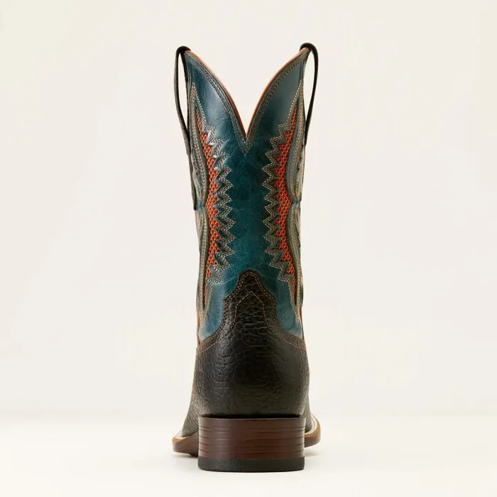 Men Western Boots Ariat Rowder VentTEK 360 Cowboy Boot Blackdark Teal Men Western Boots Ariat Rowder VentTEK 360 Cowboy Boot Blackdark Teal