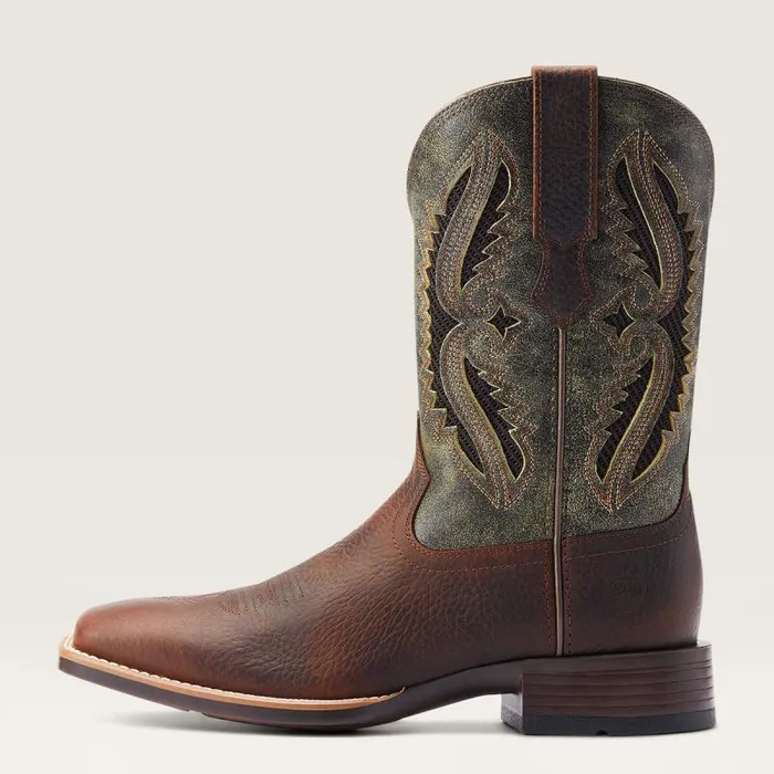 Men Western Boots Ariat Rowder VentTEK 360 Cowboy Boot Rowdy Rust