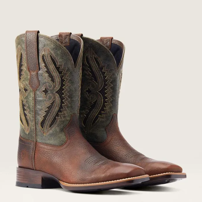 Men Western Boots Ariat Rowder VentTEK 360 Cowboy Boot Rowdy Rust