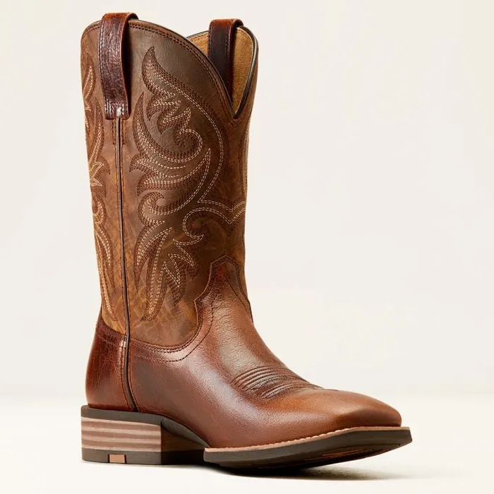 Men Western Boots Ariat Slingshot Cowboy Boot Beasty Brownrugged Tan