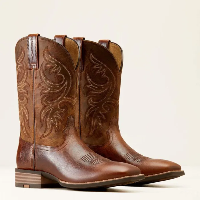 Men Western Boots Ariat Slingshot Cowboy Boot Beasty Brownrugged Tan