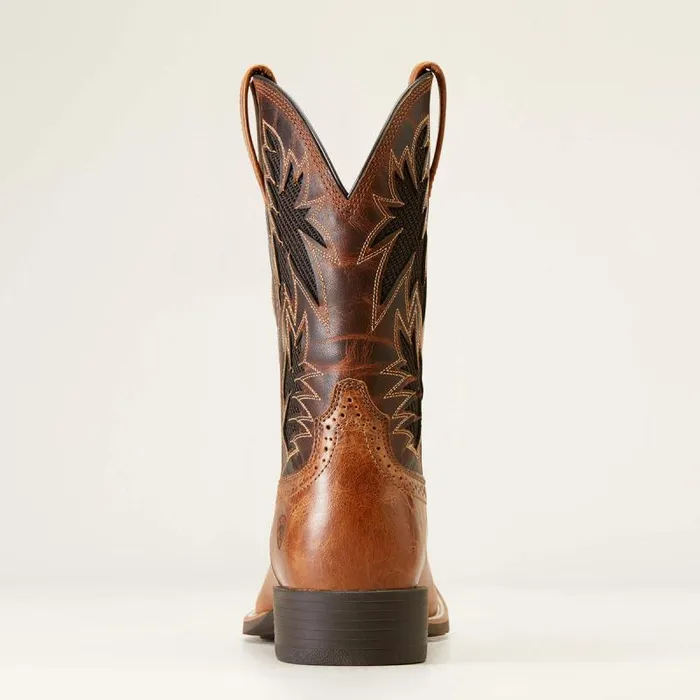 Men Western Boots Ariat Sport Cool VentTEK Western Boot Dark Tan Men Western Boots Ariat Sport Cool VentTEK Western Boot Dark Tan