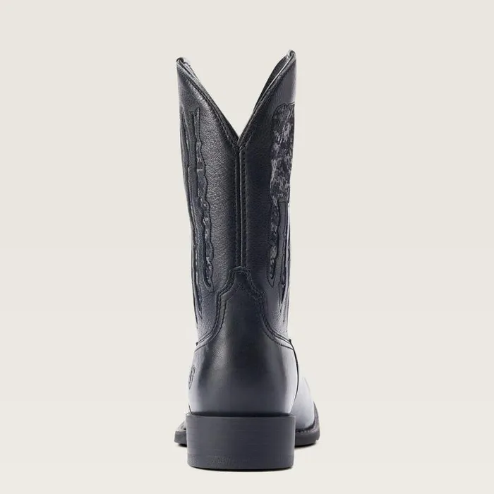 Men Western Boots Ariat Sport My Country VentTEK Western Boot Black Deertan Men Western Boots Ariat Sport My Country VentTEK Western Boot Black Deertan