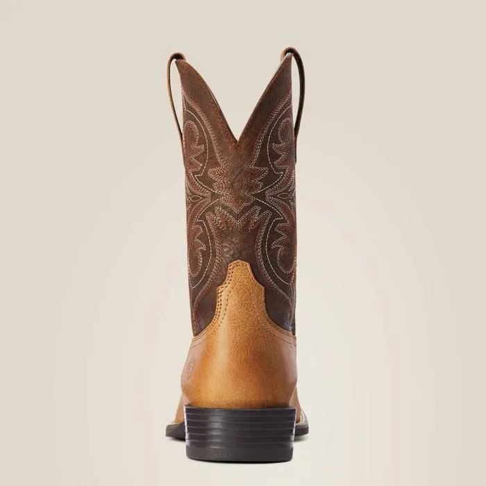 Men Western Boots Ariat Sport Pardner Western Boot Matte Tan Buck
