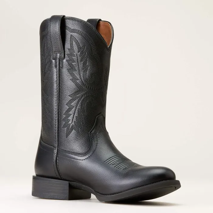 Men Western Boots Ariat Sport Stratten Cowboy Boot Black Deertan Men Western Boots Ariat Sport Stratten Cowboy Boot Black Deertan