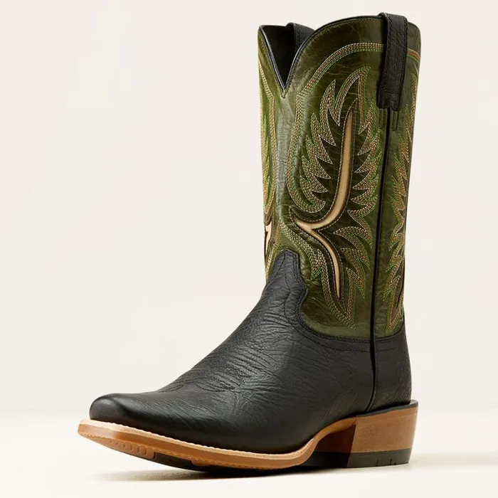 Men Western Boots Ariat Stadtler Cowboy Boot Best In Blackneon Lime