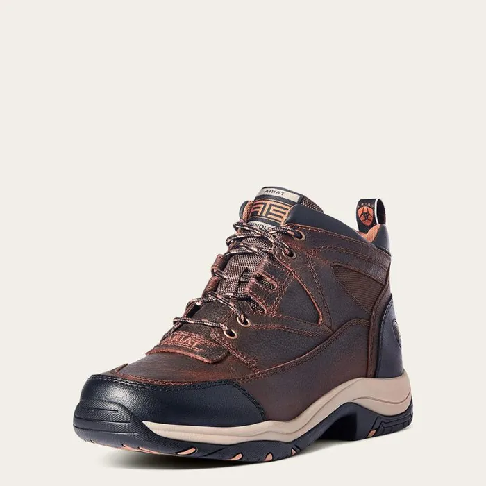 Men Western Boots Ariat Terrain Brown Oiled Rowdy