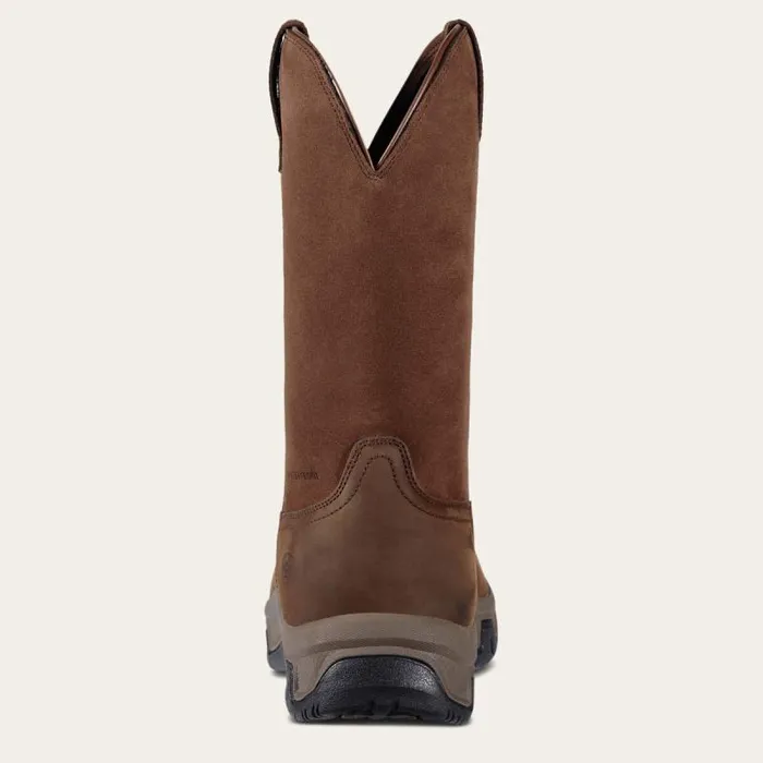 Men Western Boots Ariat Terrain Pull On Waterproof Boot Distressed Brown Men Western Boots Ariat Terrain Pull On Waterproof Boot Distressed Brown