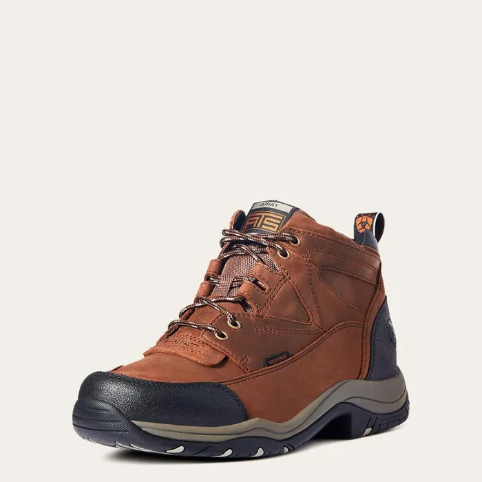 Men Western Boots Ariat Terrain Waterproof Boot Copper