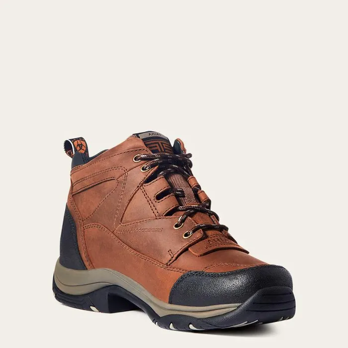 Men Western Boots Ariat Terrain Waterproof Boot Copper