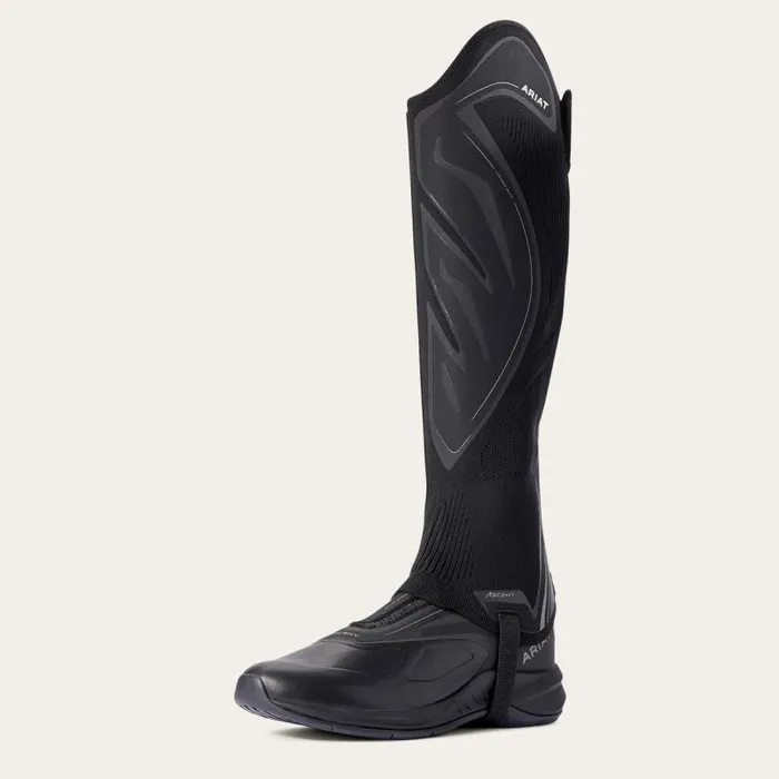 MenWomen English Riding Boots Ariat Ascent Half Chap Black Knit MenWomen English Riding Boots Ariat Ascent Half Chap Black Knit