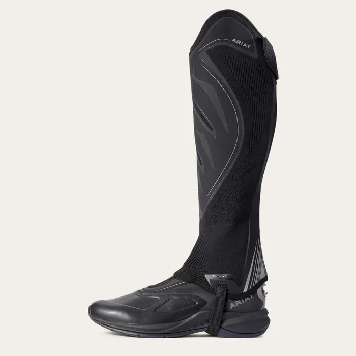 MenWomen English Riding Boots Ariat Ascent Half Chap Black Knit MenWomen English Riding Boots Ariat Ascent Half Chap Black Knit