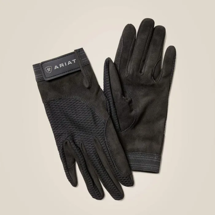 MenWomen Gloves Ariat Air Grip Glove Black