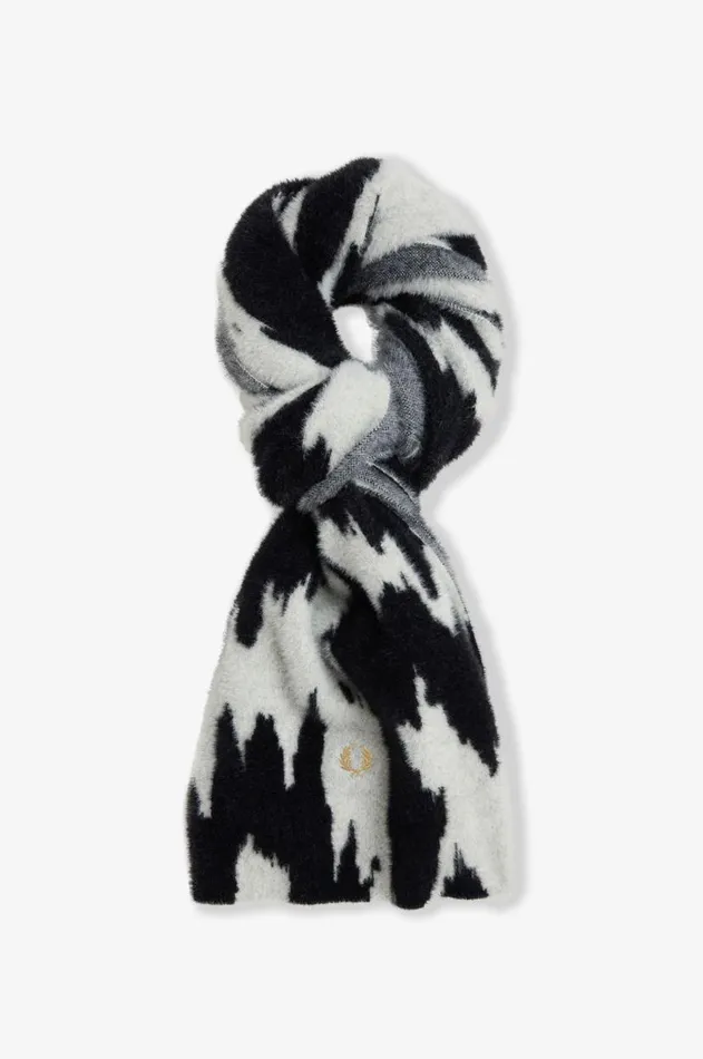 MenWomen Other Accessories Fred Perry Amy Zebra Scarf Ecru
