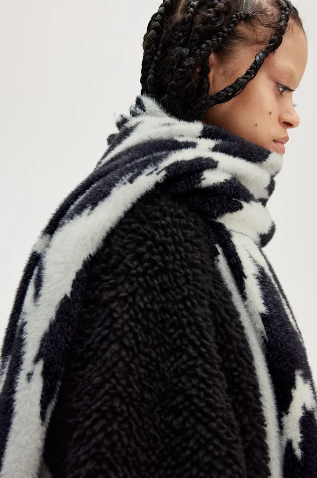 MenWomen Other Accessories Fred Perry Amy Zebra Scarf Ecru