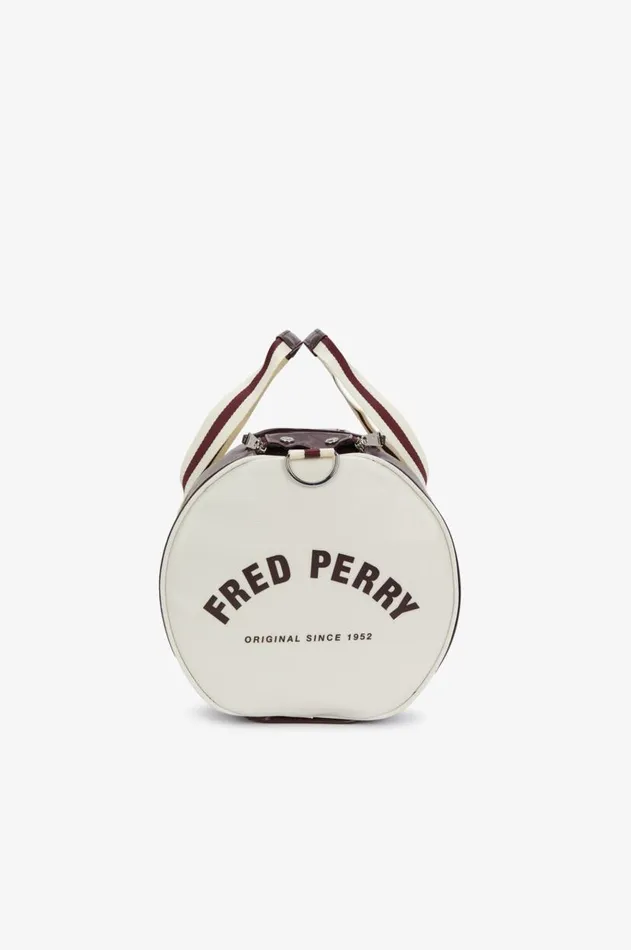 MenWomen Other Accessories Fred Perry Barrel Bag Oxbloodecru