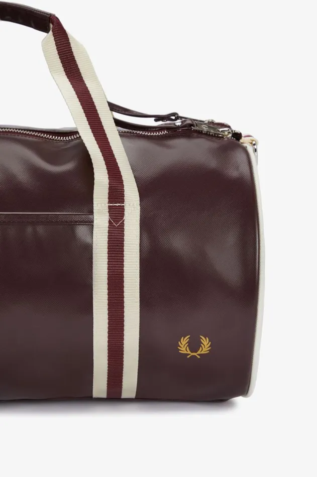 MenWomen Other Accessories Fred Perry Barrel Bag Oxbloodecru