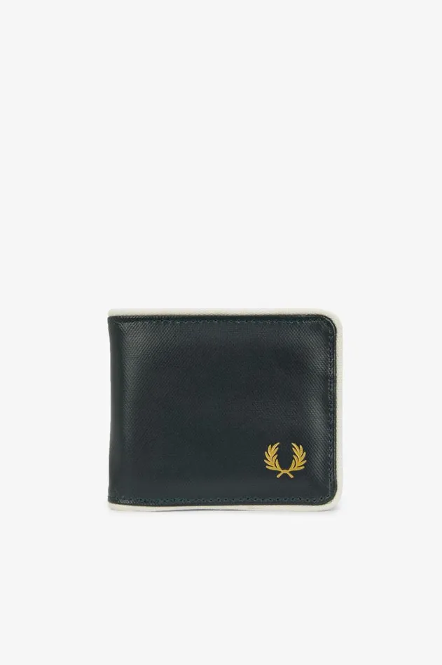 MenWomen Other Accessories Fred Perry Billfold Wallet Night Greenecru