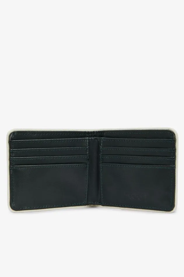 MenWomen Other Accessories Fred Perry Billfold Wallet Night Greenecru