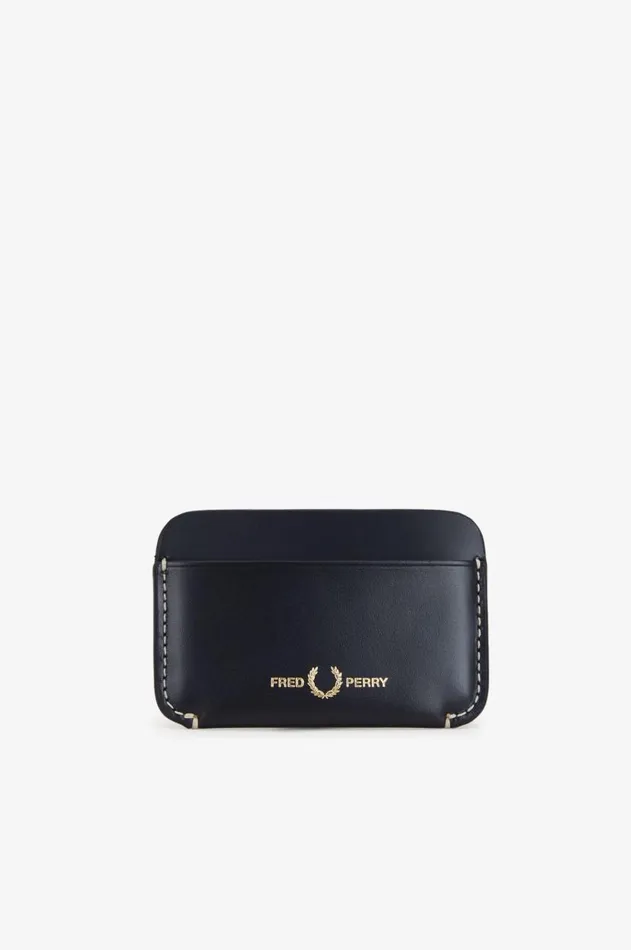 MenWomen Other Accessories Fred Perry Box Leather Cardholder Black