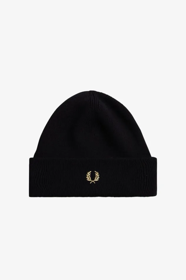 MenWomen Other Accessories Fred Perry Classic Beanie Blackchampagne