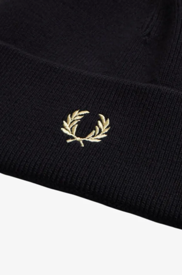 MenWomen Other Accessories Fred Perry Classic Beanie Blackchampagne