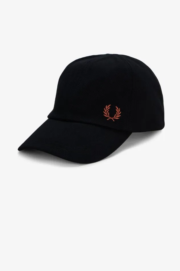 MenWomen Other Accessories Fred Perry Classic Piqu Cap Blackwhisky Brown
