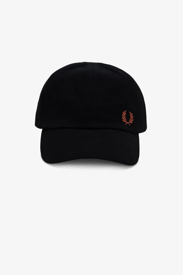 MenWomen Other Accessories Fred Perry Classic Piqu Cap Blackwhisky Brown
