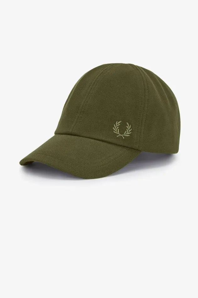 MenWomen Other Accessories Fred Perry Classic Piqu Cap Hunting Greenlaurel Wreath Green