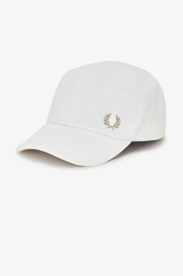 MenWomen Other Accessories Fred Perry Classic Piqu Cap Snow White Warm Stone