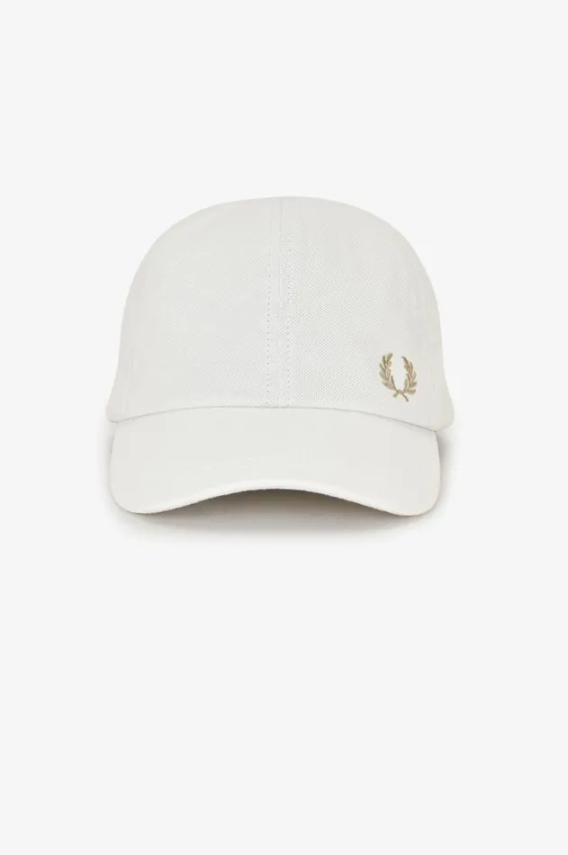 MenWomen Other Accessories Fred Perry Classic Piqu Cap Snow White Warm Stone
