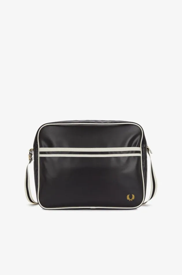 MenWomen Other Accessories Fred Perry Classic Shoulder Bag Blackecru