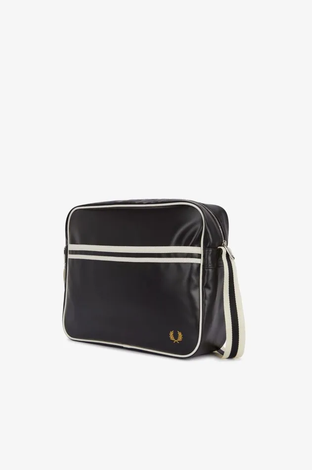 MenWomen Other Accessories Fred Perry Classic Shoulder Bag Blackecru