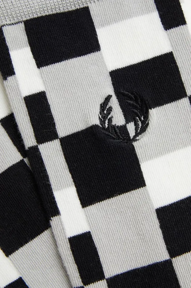 MenWomen Other Accessories Fred Perry Glitch Print Brushed Sock Limestone