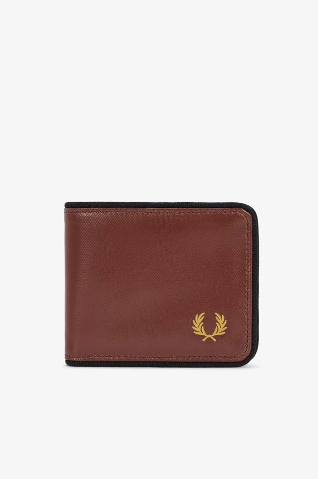 MenWomen Other Accessories Fred Perry Laurel Wreath Billfold Wallet Whisky Brown