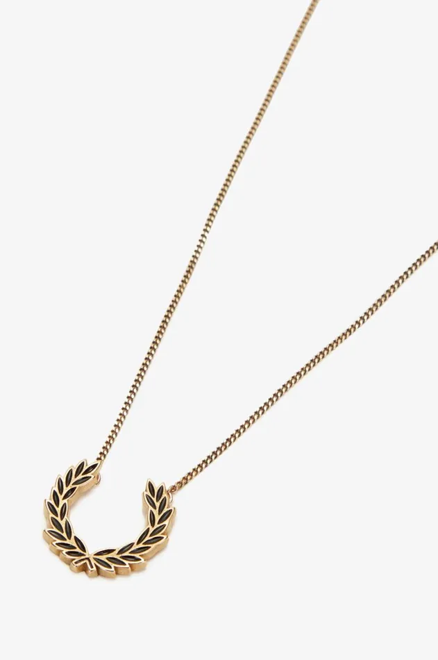 MenWomen Other Accessories Fred Perry Laurel Wreath Necklace Gold
